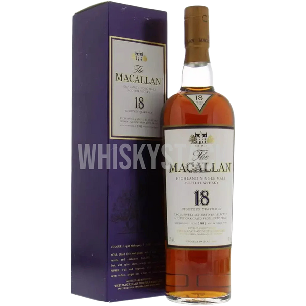Macallan 18 Year Old - Sherry Oak - 1991: En Ægte Skotsk Perle med 18 Års Elegance