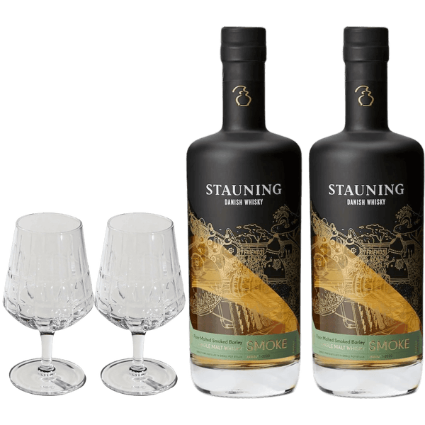 En røget whiskyoplevelse i særklasse: Stauning Smoke & The Bullet glas