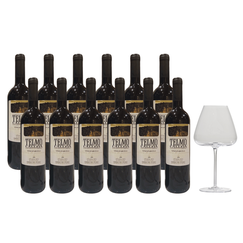 12 pieces Telmo Red Wine + The Bold Burgundy Glass