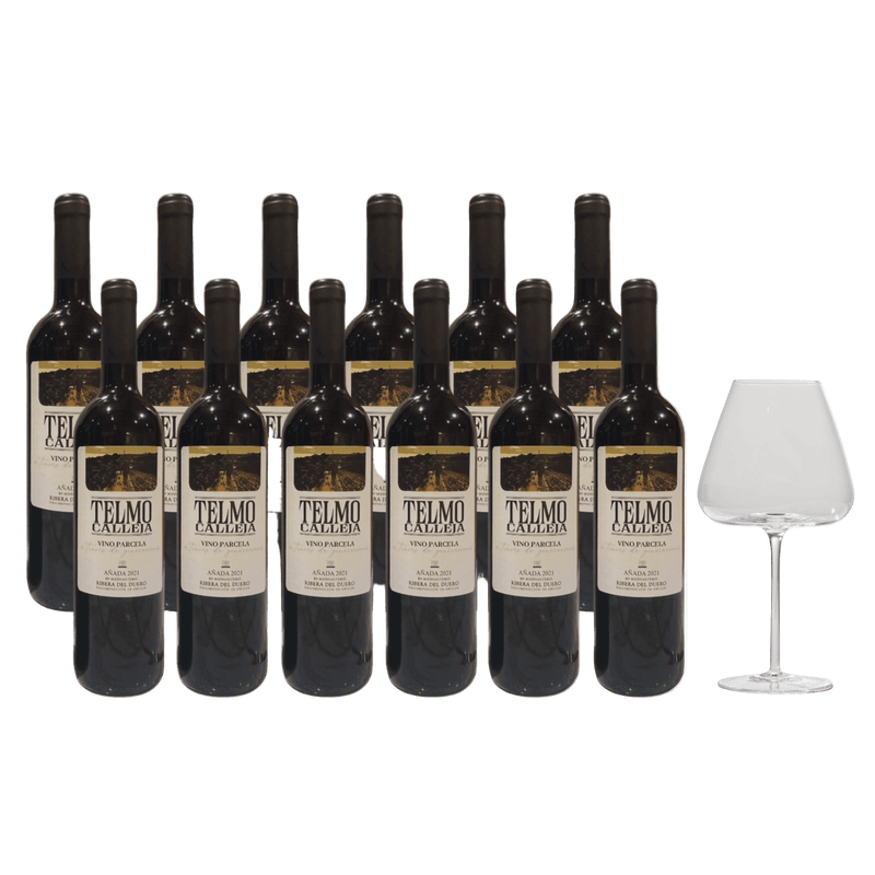 12 pieces Telmo Red Wine + The Bold Burgundy Glass