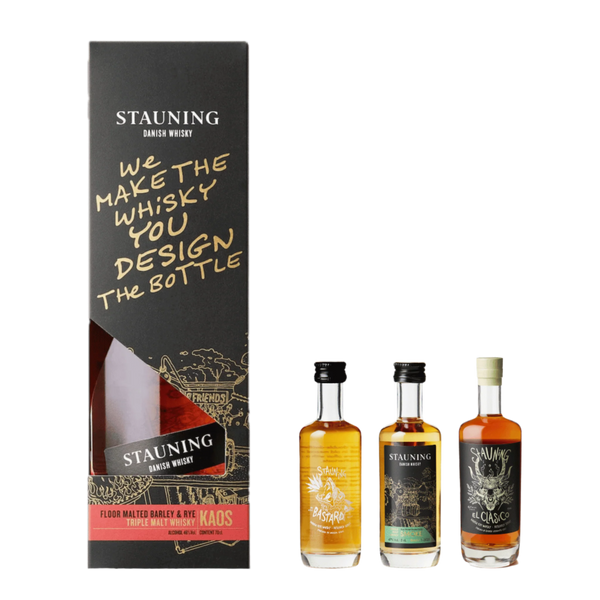 Stauning KAOS Design Edition &amp; Tasting Set – Ein einzigartiges Whisky-Erlebnis