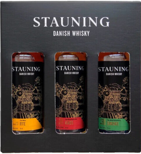 Stauning Whiskys Essence mit 3x5cl Probierset